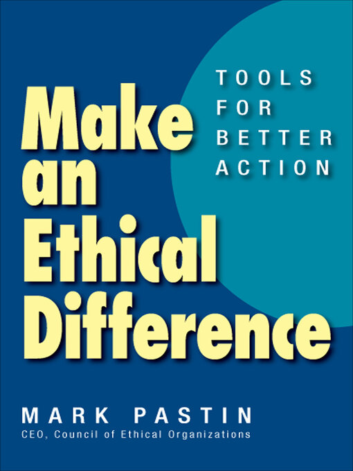 Title details for Make an Ethical Difference by Mark Pastin - Available